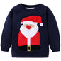 Christmas Series Sweater Children's Top Thickened
