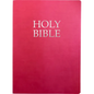 Kjver Holy Bible, Large Print, Berry Ultrasoft: (King James Version Easy Read, Red Letter, Pink) - Imitation Leather