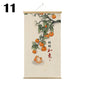 Japanese Ukiyoe Canvas Posters And Prints Home Decoration Painting Wall Art Picture With Solid Wood Hanging Scroll
