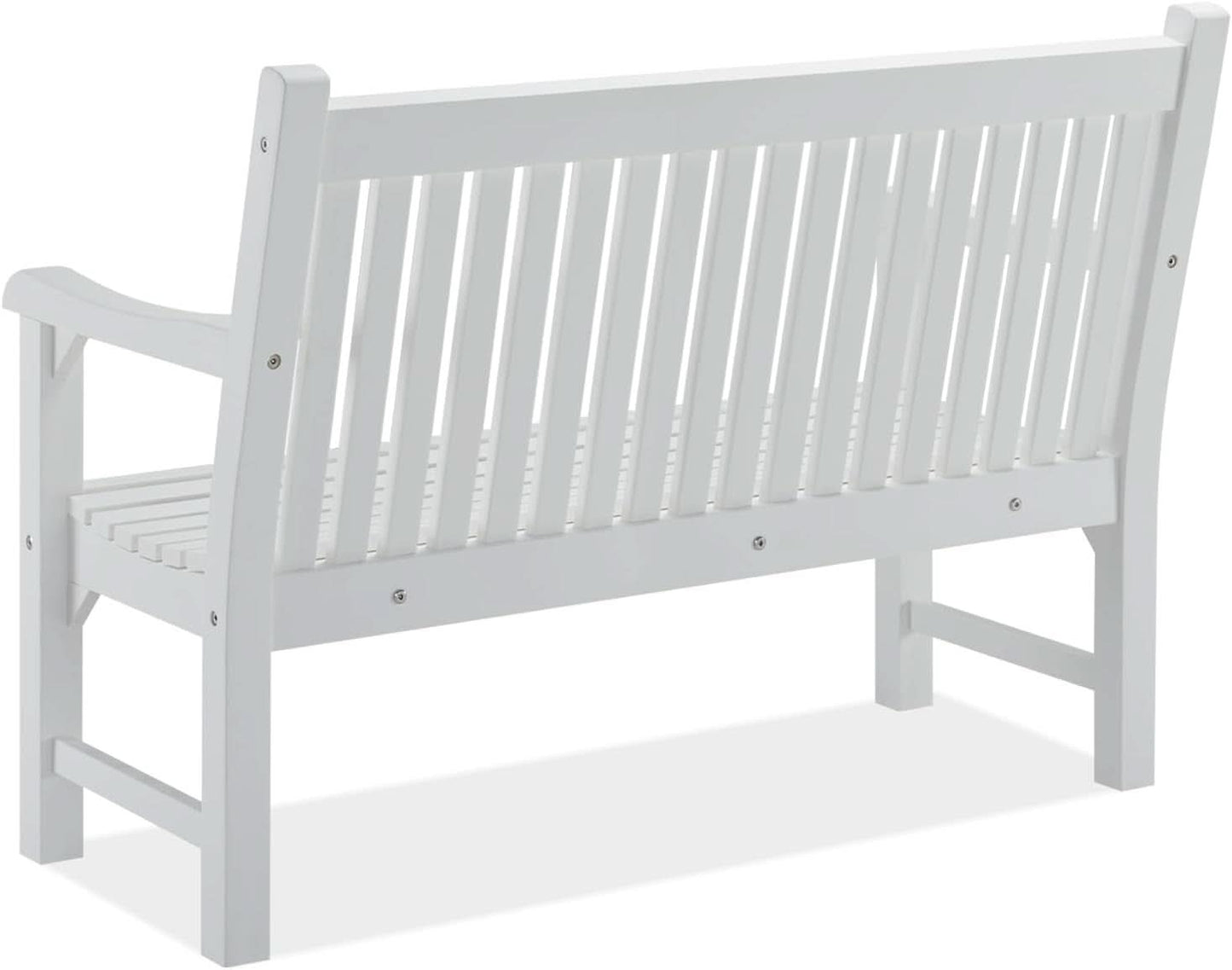Two Person Weatherproof Poly Lumber Outdoor Bench Seating