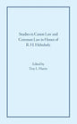 Studies in Canon Law and Common Law in Honor of R. H. Helmholz - Hardcover