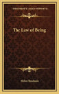 The Law of Being - Hardcover