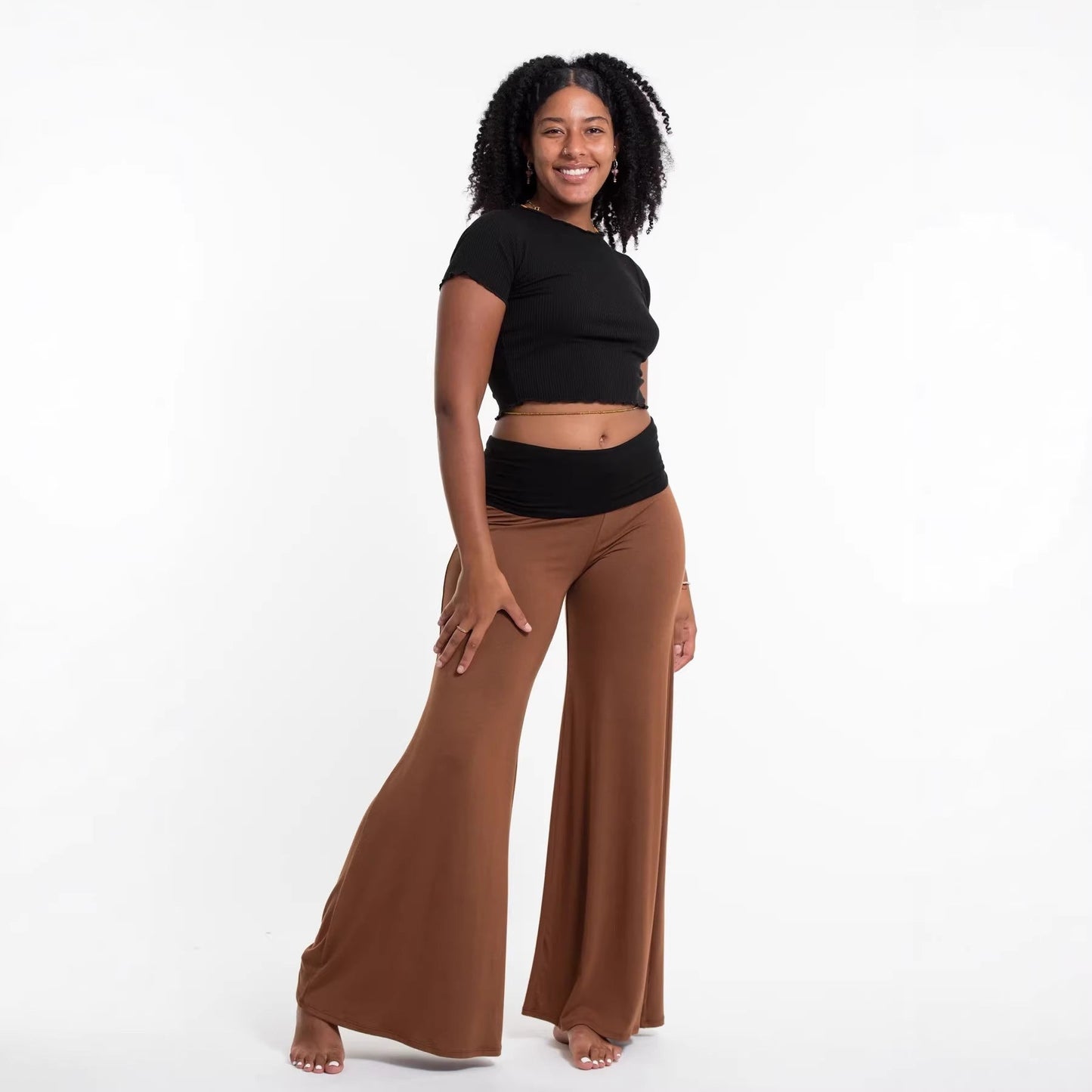 Womens Casual Wide-leg Pants For Sports And Leisure