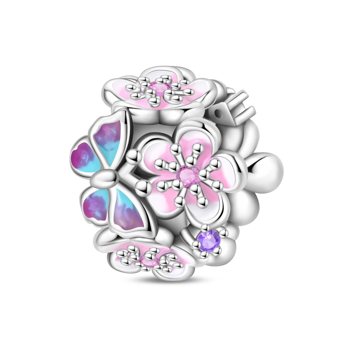 Romantic And Elegant Flower Beaded Bracelet