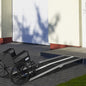 Wheelchair Ramp Aluminum 8 Ft Folding Non-Slip Side Rails 594 LB Portable