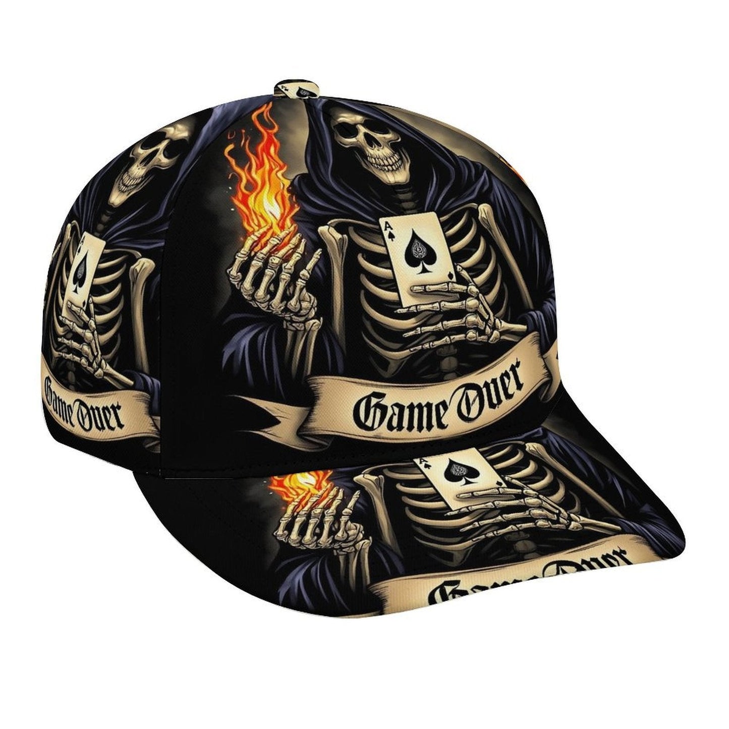 Creative Versatile Casual Printed Cap With A Baseball-style Brim