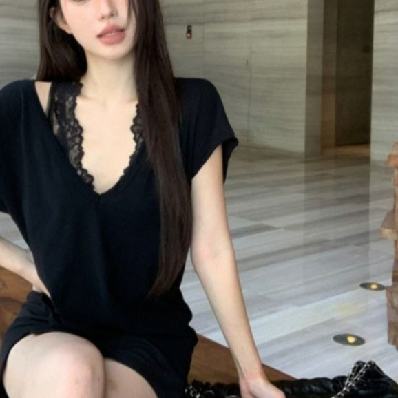Womens Summer Lace Base Tank Top For Layering