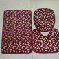 Marbled Hot Stamping Carpet Floor Mat Toilet Mat