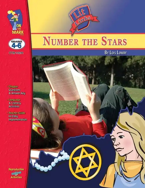 Number the Stars, by Lois Lowry Lit Link Grades 4-6 - Paperback