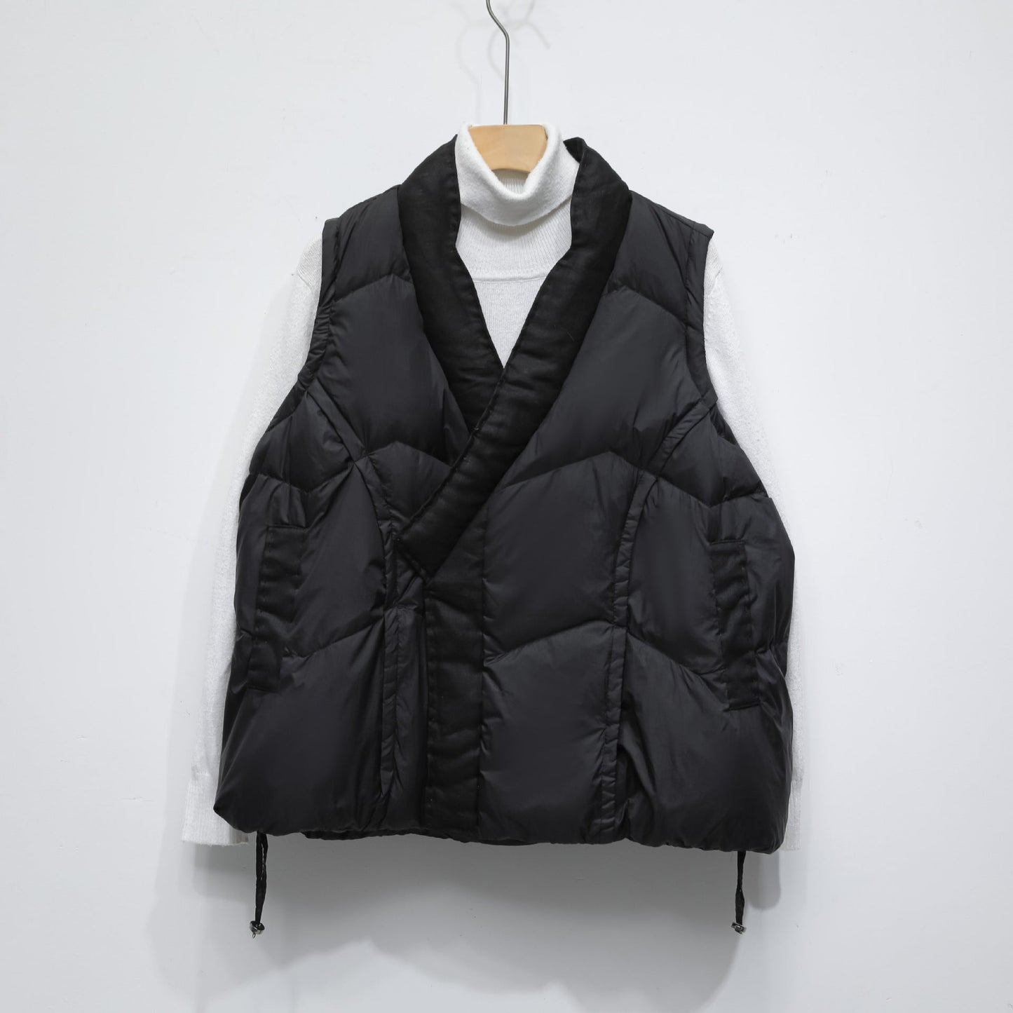 90 Down Solid Color Stand-collar Vest Women's Down Jacket