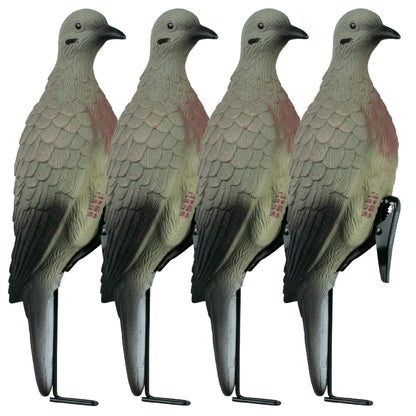 Lucky Duck Clip on Dove Decoys with Stake 4 Count