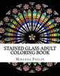 Stained Glass Adult Coloring Book - Paperback