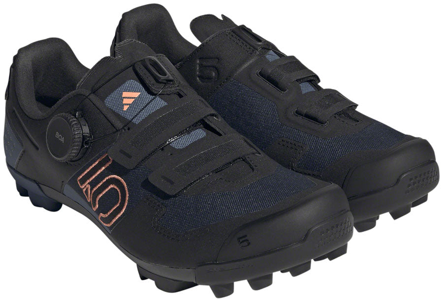 Five Ten Kestrel BOA Mountain Clipless Shoes - Women's Legend Ink/Core BLK/Coral Fusion 10