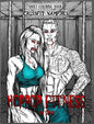 Adult Coloring Book Horror Fitness: Cross Fit Vampires - Hardcover