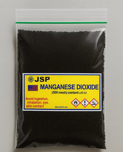Manganese Dioxide Powder (300 Mesh) | High-Purity Oxidizing Agent for Gold & Silver Refining