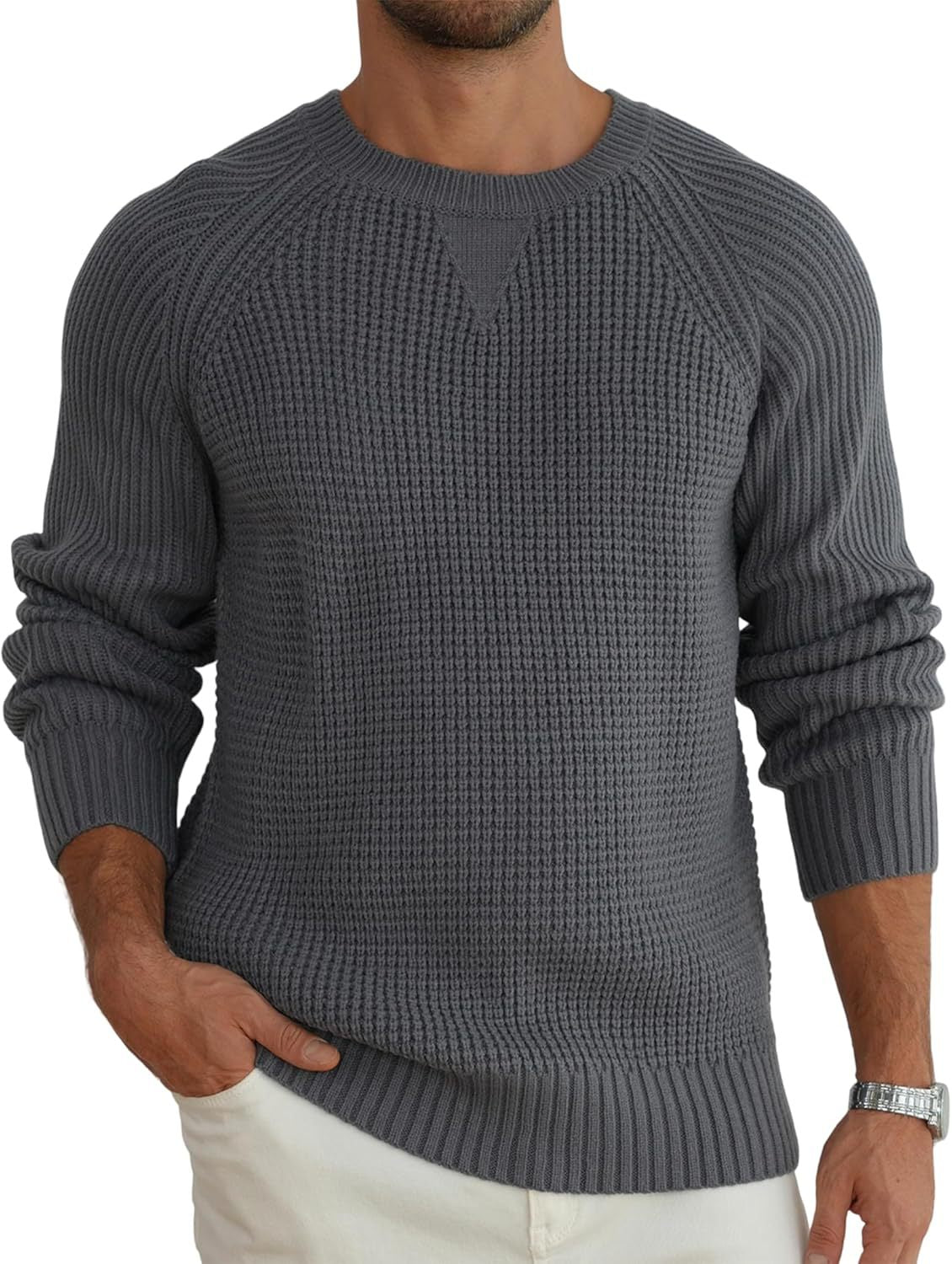 New Versatile Trendy Long-sleeve Pullover With A Round Neckline