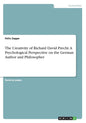 The Creativity of Richard David Precht. A Psychological Perspective on the German Author and Philosopher - Paperback