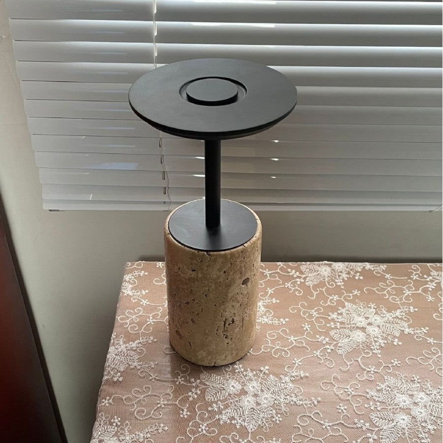Nordic Minimalist Modern Travertine Table Lamp