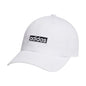 adidas Womens Contender Relaxed Adjustable Cap White/Black One Size