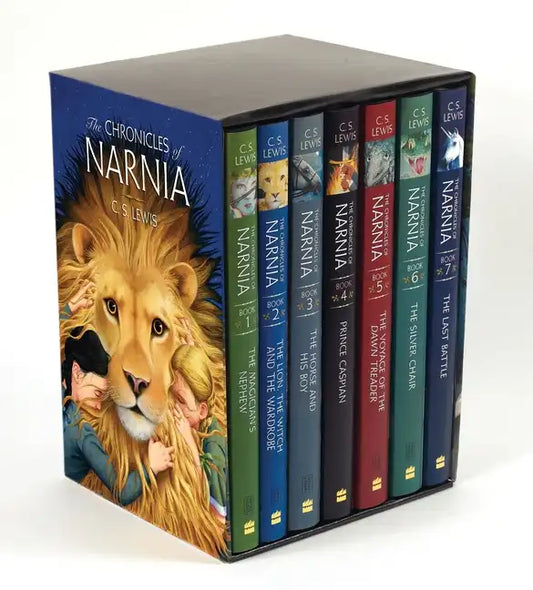 The Chronicles of Narnia Hardcover 7-Book Box Set: The Magician's Nephew, the Lion, the Witch and the Wardrobe, the Horse and His Boy, Prince Caspian, - Boxed Set