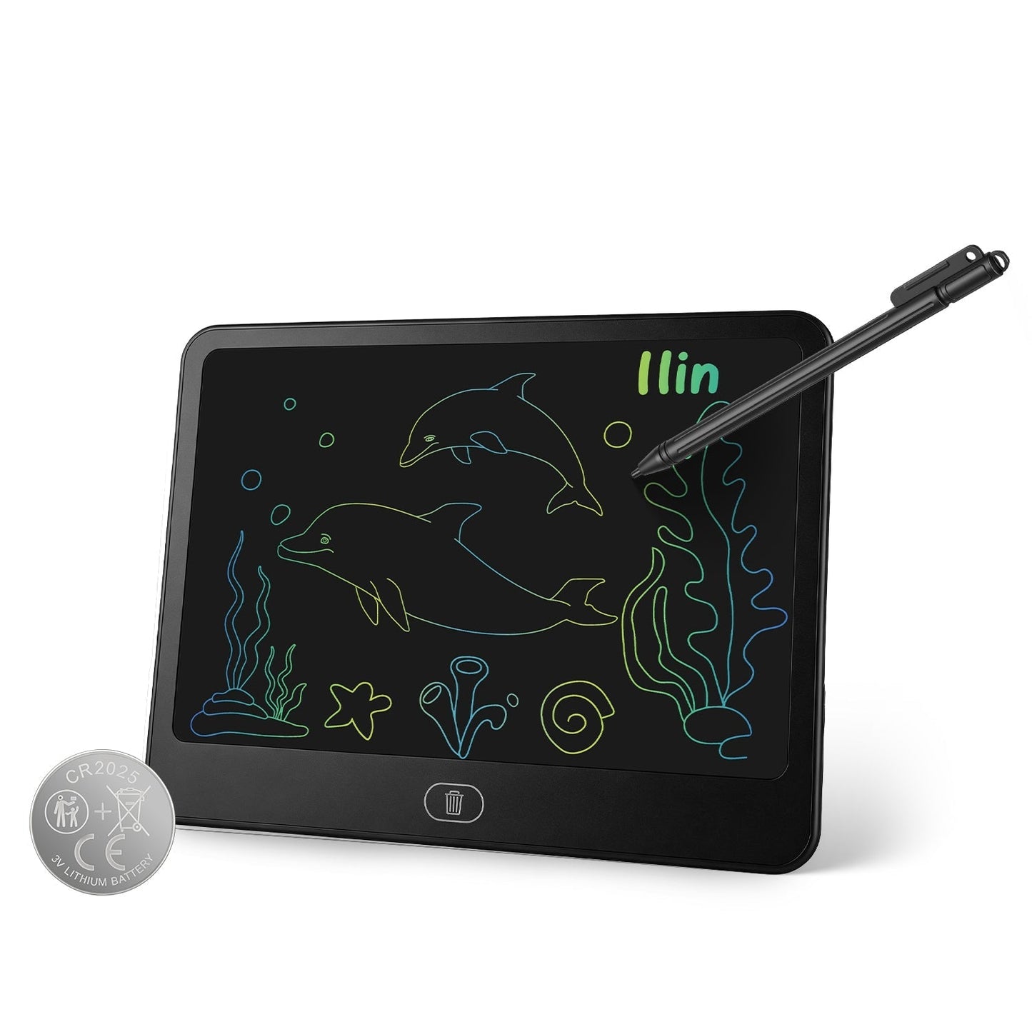 LCD Writing Tablet for Kids with Stylus & Lock Function