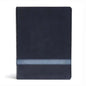 CSB Apologetics Study Bible, Navy Leathertouch: Black Letter, Defend Your Faith, Study Notes and Commentary, Ribbon Marker, Sewn Binding, Easy-To-Read - Imitation Leather