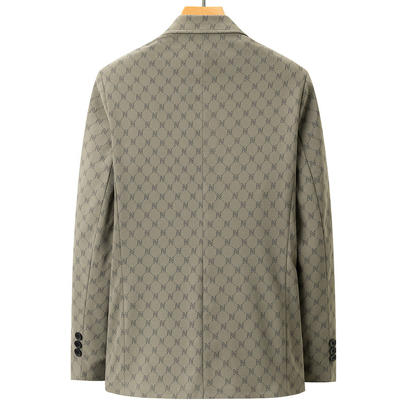 Mens Business-Casual Suit Jacket For Young And Middle-Aged