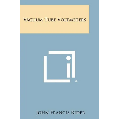 Vacuum Tube Voltmeters - Paperback