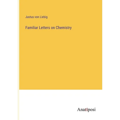 Familiar Letters on Chemistry - Paperback