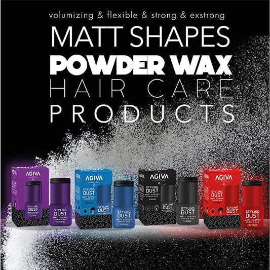 Agiva Hair Wax Powder 20g - Matte Finish, Volumizing & Oil Control for Men & Women