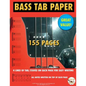 Bass TAB Paper: Best TAB Easy Write - Paperback