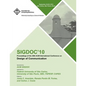SIGDOC 10 Proceedings of the 28th ACM International Conference on Design of Communication - Paperback
