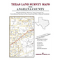 Texas Land Survey Maps for Angelina County - Paperback