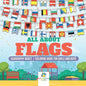 All About Flags Geography Boost Coloring Book for Girls and Boys - Paperback