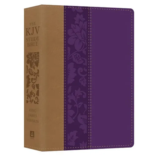 The KJV Study Bible - Large Print [violet Floret] - Imitation Leather