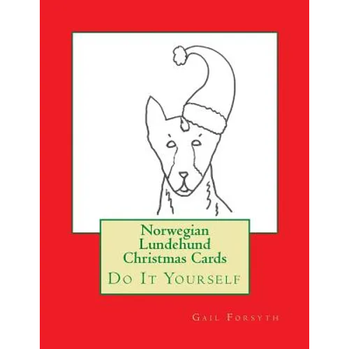 Norwegian Lundehund Christmas Cards: Do It Yourself - Paperback