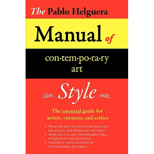 Manual of Contemporary Art Style - Paperback