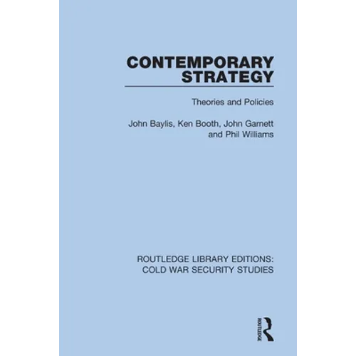 Contemporary Strategy: Theories and Policies - Paperback