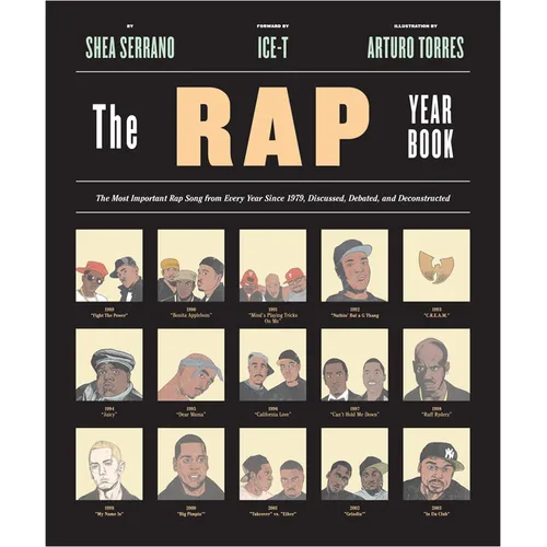 The Rap Year Book: The Most Important Rap Song from Every Year Since 1979, Discussed, Debated, and Deconstructed - Paperback