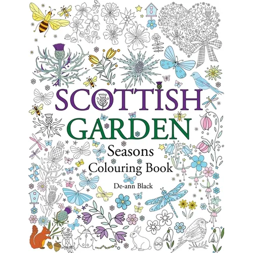 Scottish Garden Seasons: Colouring Book - Paperback