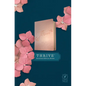 NLT Thrive Devotional Bible for Women (Leatherlike, Rose Metallic ) - Imitation Leather