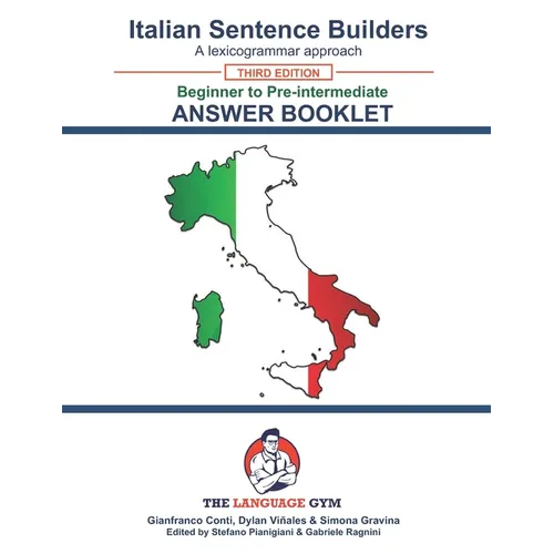 Italian Sentence Builders - Answer Book - Third Edition - Paperback