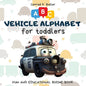 Vehicles Alphabet for Toddlers: ABC rhyming book for kids to learn the alphabet with funny pictures of vehicles, a bedtime book with letters & words f - Paperback
