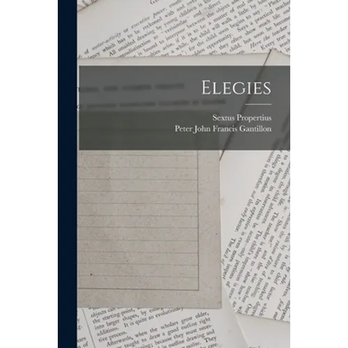 Elegies - Paperback