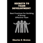 Secrets To Team Development: Best Practices For Building A Strong Effective Team - Paperback
