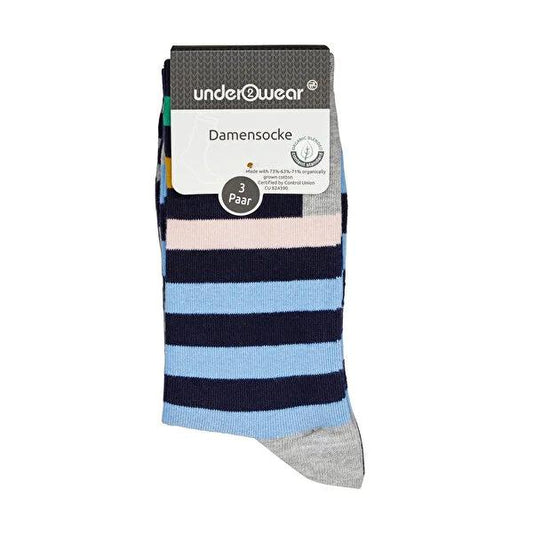Mavi Men's Organic Cotton Socks - 3 Pack, Comfortable, Soft, Size 39-42