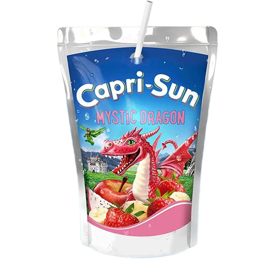 Capri Sun Mystic Dragon Fruit Juice Drink - 200ml, Natural Flavor, No Artificial Colors or Sweeteners