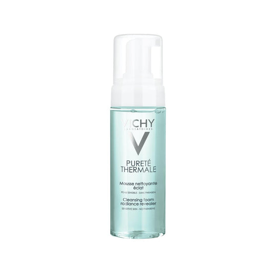 Vichy Purete Thermale Facial Cleansing Foam for Sensitive Skin - Gentle, Dermatologically Tested, 5.07 fl oz