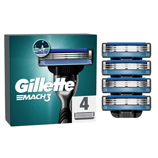 Gillette Mach3 Razor Blades for Men - Sharp, Durable, and Compatible Replacement Blades