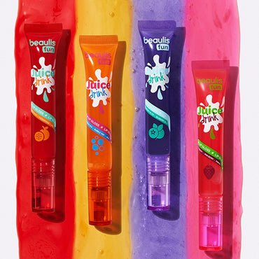 Beaulis Fun Juicy Drink Lip Gloss - Moisturizing, Flavored, Non-Sticky Shine